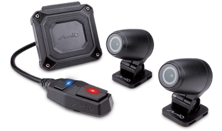 מצלמה לאופנוע דו-כיוונית דגם MiVue™ M760D מצלמה לאופנוע דו-כיוונית דגם MiVue™ M760D